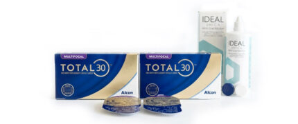 Πακέτο Alcon Total30 Multifocal (2 x 6 Φακοί + 2 Δώρο + Ideal 360ml) - Φακοί Επαφής